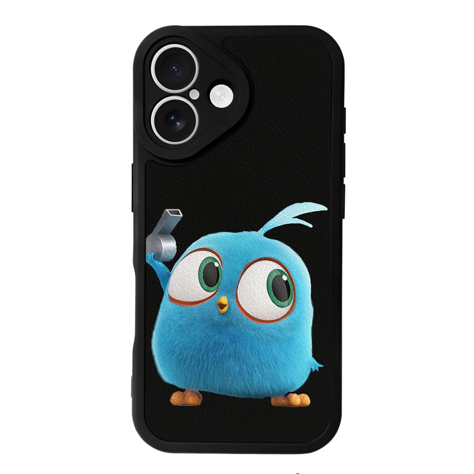 （画像用） Angry Birds アングリーバード 【iPhone 16シリーズ対応】シリコンスマホケース（レザー調） 材質：シリコン